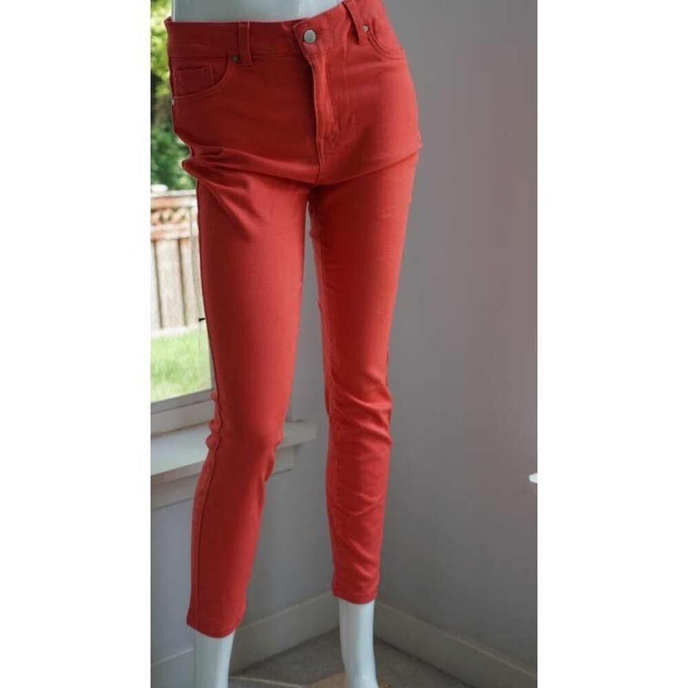 D.jeans Red stretch skinny jeans. Size 4